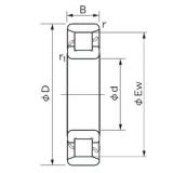 130 mm x 230 mm x 40 mm  NACHI N 226 محامل أسطوانية