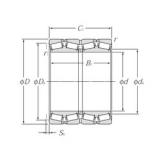 710 mm x 900 mm x 410 mm  NTN E-CRO-14208 تناقص الأسطوانة المحامل