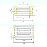 35 mm x 73 mm x 9 mm  ISB 54209 U 209 فحوى الكرات