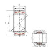 20 mm x 35 mm x 16 mm  INA GE 20 UK محامل عادي