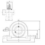 ISO UCP312 تحمل وحدات