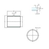 300 mm x 305 mm x 100 mm  SKF PCM 300305100 M محامل عادي