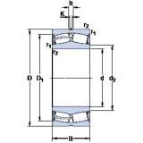 240 mm x 360 mm x 92 mm  SKF 23048-2CS5/VT143 محامل كروية