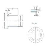 18 mm x 20 mm x 22 mm  SKF PCMF 182022 E محامل عادي