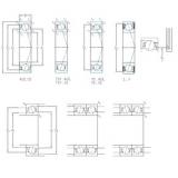 110 mm x 150 mm x 20 mm  SKF S71922 ACB/P4A الاتصال الكرات الزاوي